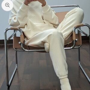 Na Nin ribbed cream sweatpants